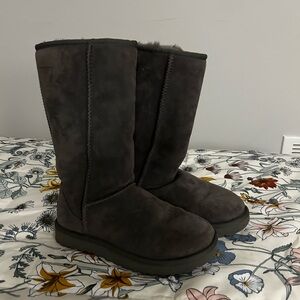 UGG Dark Gray Winter Boots